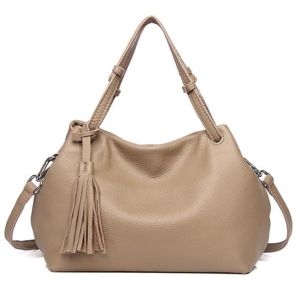 cross body tassel genuine leather women shoulder bags simple casual lady handbag brand designer natural female crossbody totes
cross body tassel genuine leather women shoulder bags simple casual lady handbag brand designer natural female crossbody totes