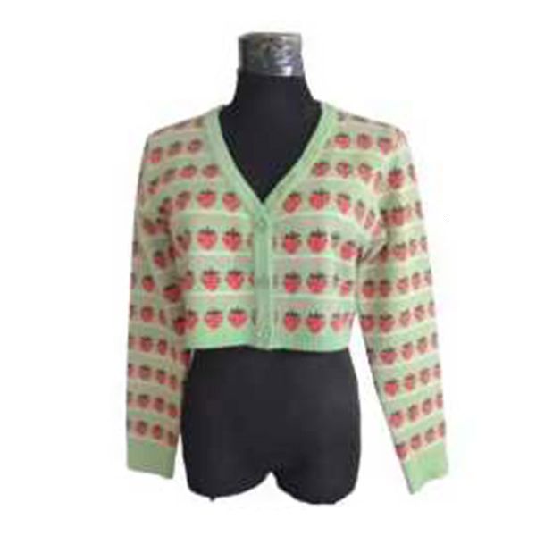 quality designer high ladies sweater v-neck autumn and winter short strawberry print loose women's, White;black
quality designer high ladies sweater v-neck autumn and winter short strawberry print loose women's, White;black