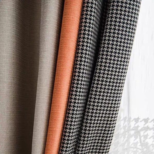 nordic minimalist stitching shading fabric curtains are used in the finished customization of the living room bedroom
nordic minimalist stitching shading fabric curtains are used in the finished customization of the living room bedroom