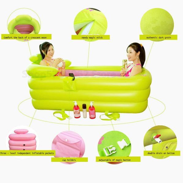 bathing tubs & seats thicken inflatable bathtub for 2people spa folding portable withcover extra large insulation barrels print
bathing tubs & seats thicken inflatable bathtub for 2people spa folding portable withcover extra large insulation barrels print