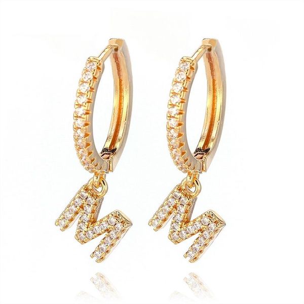 hoop & huggie 1 pair 26 letters stud earrings cubic zirconia circle round english for women fashion jewelry, Golden;silver
hoop & huggie 1 pair 26 letters stud earrings cubic zirconia circle round english for women fashion jewelry, Golden;silver