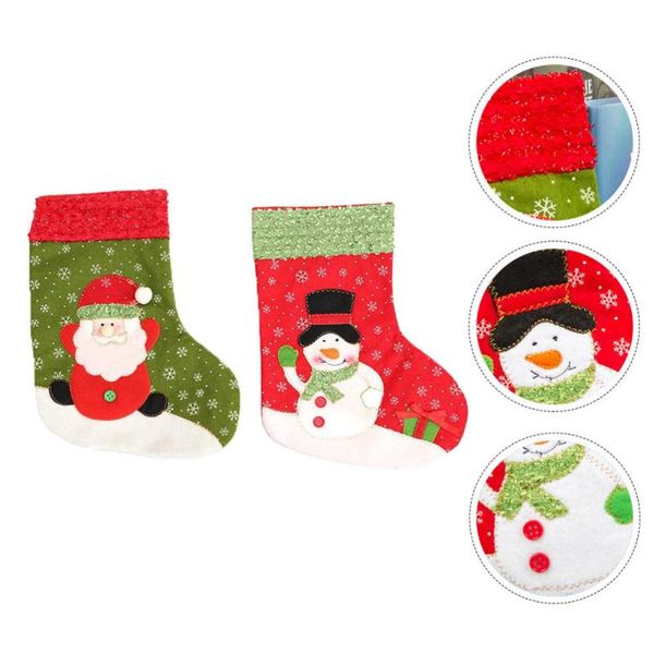 2pcs candy storage stockings presents bags christmas tree hanging ornaments
2pcs candy storage stockings presents bags christmas tree hanging ornaments