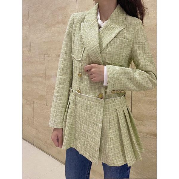 / winter 2020 new style small fragrance woolen coat female minority designer coarse tweed temperament commuting 28, Black
/ winter 2020 new style small fragrance woolen coat female minority designer coarse tweed temperament commuting 28, Black
