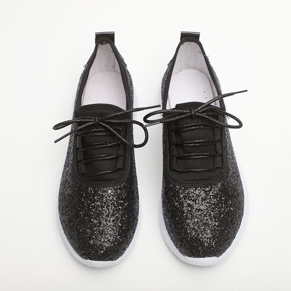 2021 new women lace up bling sneakers glitter autumn flat vulcanized ladies casual fashion plus size gold shoes 1 3123, Black
2021 new women lace up bling sneakers glitter autumn flat vulcanized ladies casual fashion plus size gold shoes 1 3123, Black