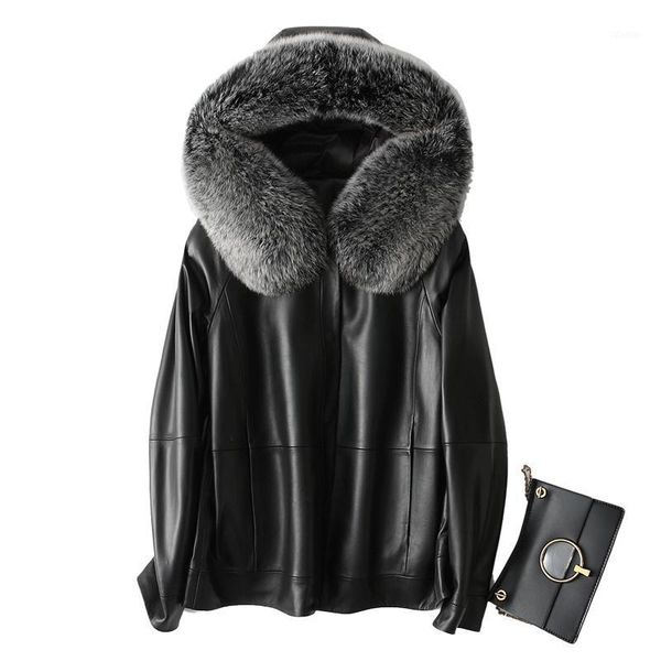 women's leather & faux 2021, winter women genuine jacket, fur, hooded, from sheepskin, coat, women's down jackets, am817851, Black
women's leather & faux 2021, winter women genuine jacket, fur, hooded, from sheepskin, coat, women's down jackets, am817851, Black