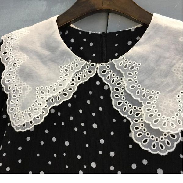 women girls chiffon lace fake false collar doll collar decorative double layer floral embroidery women clothes acc qylthq, White
women girls chiffon lace fake false collar doll collar decorative double layer floral embroidery women clothes acc qylthq, White