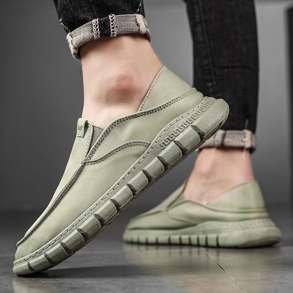 designer shoes men shoes breathable comfortable canvas sneakers summer men slip on loafers trend vulcanized shoes, Black
designer shoes men shoes breathable comfortable canvas sneakers summer men slip on loafers trend vulcanized shoes, Black