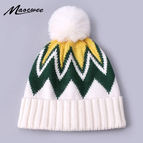 beanies autumn winter wool beanie hat with faux fur pompon fashion casual colorful striped soft cap outdoor thick warm in style
beanies autumn winter wool beanie hat with faux fur pompon fashion casual colorful striped soft cap outdoor thick warm in style