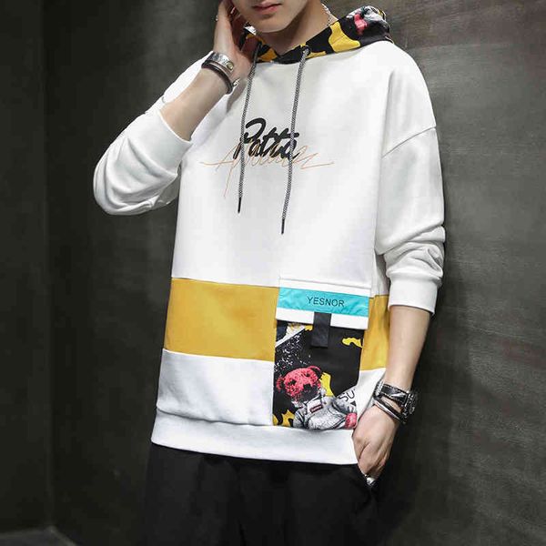 hoodies sweater fleece hooded men's 2021 autumn winter trend printing loose casual versatile long sleeved, Black
hoodies sweater fleece hooded men's 2021 autumn winter trend printing loose casual versatile long sleeved, Black
