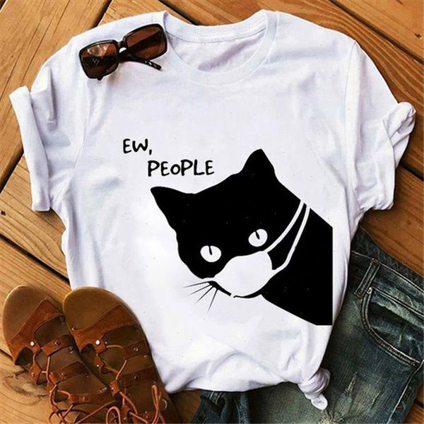 female short sleeve tee new fashion women t shirt cat face mask eyelash print tee shirt harajuku t shirts 90s girls, White
female short sleeve tee new fashion women t shirt cat face mask eyelash print tee shirt harajuku t shirts 90s girls, White