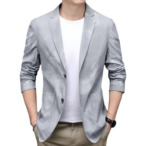 blazers for men black colors 2021 new spring men's blazer jacket fashion printing slim fit single breasted suit, White;black
blazers for men black colors 2021 new spring men's blazer jacket fashion printing slim fit single breasted suit, White;black