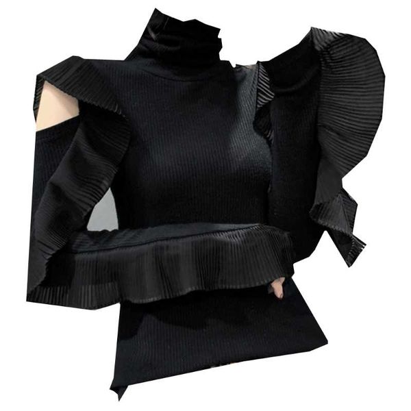 women's sweaters gtgyff for women ladies ruffle of shoulder long sleeve pullover large size oversize knitted jumper black s-3xl, White;black
women's sweaters gtgyff for women ladies ruffle of shoulder long sleeve pullover large size oversize knitted jumper black s-3xl, White;black