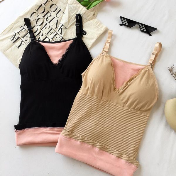 winter thick warm camis womens v neck stretchy padded solid girls tanks with pads for female ss6075, White
winter thick warm camis womens v neck stretchy padded solid girls tanks with pads for female ss6075, White