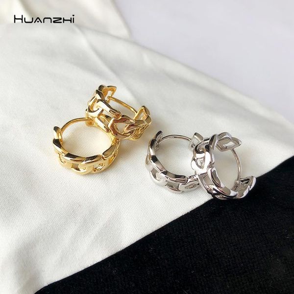 hoop & huggie huanzhi 2021 punk gold silver color metal chain c shape circle earrings geometric irregular for women girls jewelry, Golden;silver
hoop & huggie huanzhi 2021 punk gold silver color metal chain c shape circle earrings geometric irregular for women girls jewelry, Golden;silver
