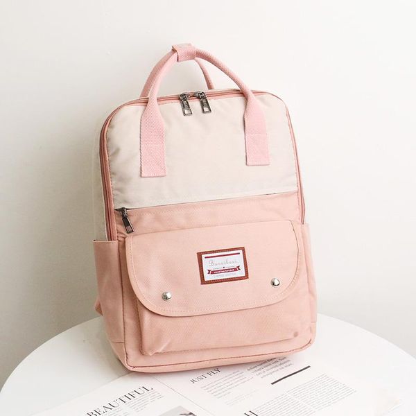 women backpack schoolbag stitching lapbackpack female shoulder bag multi-function bag school mochila
women backpack schoolbag stitching lapbackpack female shoulder bag multi-function bag school mochila