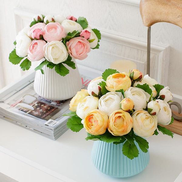 decorative flowers & wreaths artificial peony rose flower wedding bridal bouquet 10heads silk fake for home party decoration
decorative flowers & wreaths artificial peony rose flower wedding bridal bouquet 10heads silk fake for home party decoration