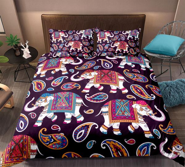 elephant bedding set bohemian duvet cover set boho home textiles mandala dark purple bedclothes 3-piece dropship
elephant bedding set bohemian duvet cover set boho home textiles mandala dark purple bedclothes 3-piece dropship