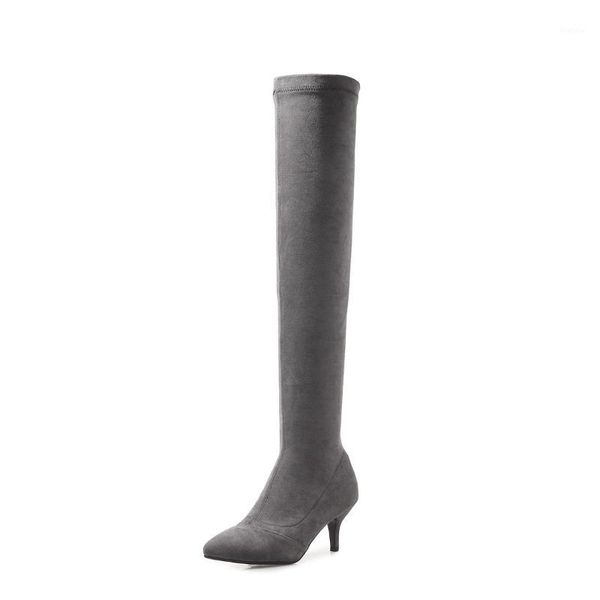 autumn/winter 2020 new foreign trade wind fine with high heels suede 33-43 yards joker knee-high boots female 181051, Black
autumn/winter 2020 new foreign trade wind fine with high heels suede 33-43 yards joker knee-high boots female 181051, Black