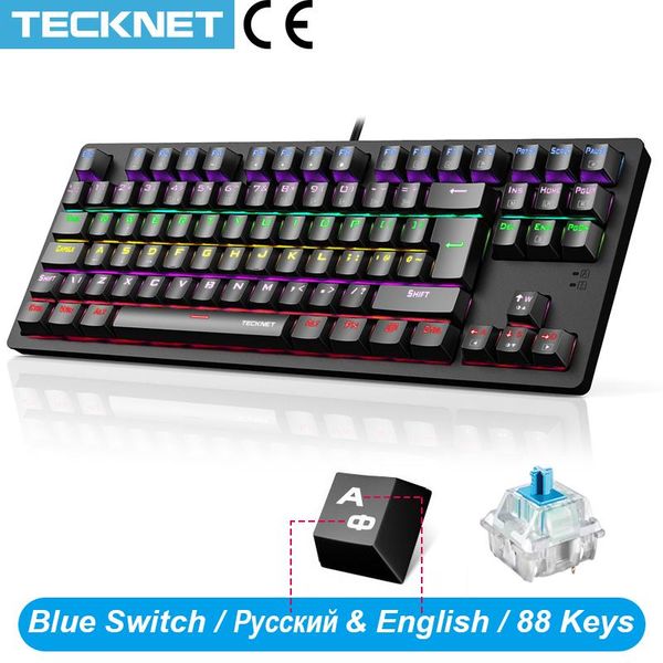tecknet gaming mechanical keyboard blue switch keyboard for pc lapdeskcomputer waterproof game led russian keyboards
tecknet gaming mechanical keyboard blue switch keyboard for pc lapdeskcomputer waterproof game led russian keyboards