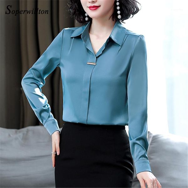 elegant slik blouse long sleeve satin women shirts ladies autumn spring female vintage blouses plus size women -3xl1, White
elegant slik blouse long sleeve satin women shirts ladies autumn spring female vintage blouses plus size women -3xl1, White