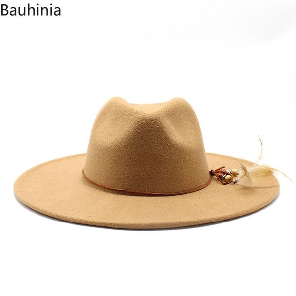 wide brim hats panama fashion women men wool felt jazz fedora style cowboy trilby party formal dress hat large size, Blue;gray
wide brim hats panama fashion women men wool felt jazz fedora style cowboy trilby party formal dress hat large size, Blue;gray