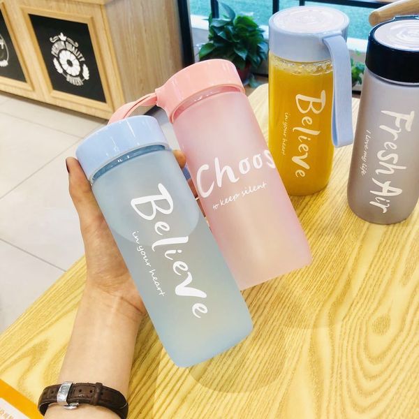600ml plastic water bottle dull polish cups many colors kids students outdoor portable tumbler as pp material
600ml plastic water bottle dull polish cups many colors kids students outdoor portable tumbler as pp material