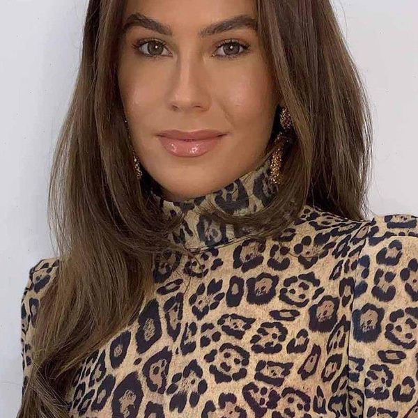 fashion casual turtleneck leopard long sleeve women blouse fall clothing and shirt long sleeve shirt women, White
fashion casual turtleneck leopard long sleeve women blouse fall clothing and shirt long sleeve shirt women, White