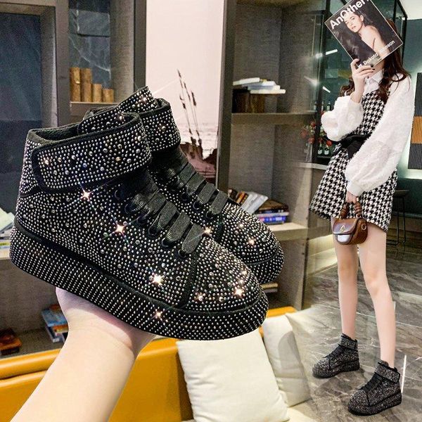 boots platform sports shoes woman women's autumn flat heel round toe boots-women booties ladies lace up luxury designer crystal, Black
boots platform sports shoes woman women's autumn flat heel round toe boots-women booties ladies lace up luxury designer crystal, Black