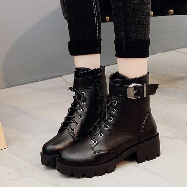 mazefeng brand leather boots woman shoes winter warm lace-up ankle boots for woman waterproof platform 35-40, Black
mazefeng brand leather boots woman shoes winter warm lace-up ankle boots for woman waterproof platform 35-40, Black