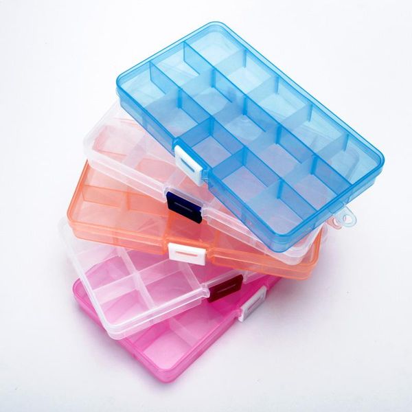 15 slots (adjsutable) 17.3x9.8x2.3cm plastic jewelry box storage case craft jewelry organizer boxes beads kits box diy b, Pink;blue
15 slots (adjsutable) 17.3x9.8x2.3cm plastic jewelry box storage case craft jewelry organizer boxes beads kits box diy b, Pink;blue