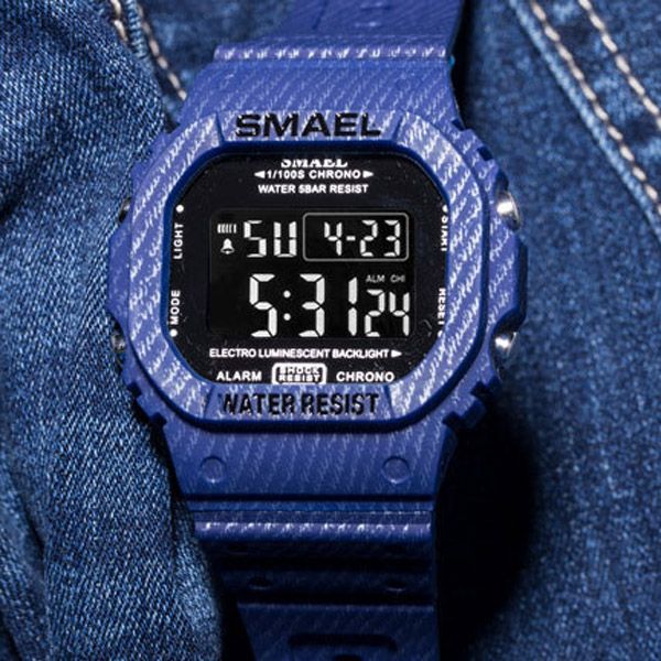 new smael square ditigal watch boy mens student waterproof luminous fashion trend watch blue plastic sport watches birthday gift a01b6, Slivery;brown
new smael square ditigal watch boy mens student waterproof luminous fashion trend watch blue plastic sport watches birthday gift a01b6, Slivery;brown