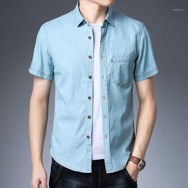 summer pure cotton men denim shirt regular fit short sleeve fashion mens dress jeans shirts denim casual double pocket blouse1, White;black
summer pure cotton men denim shirt regular fit short sleeve fashion mens dress jeans shirts denim casual double pocket blouse1, White;black