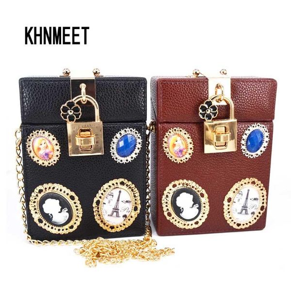 fashion black coffee pu clutch chain evening bag lock box clutch bag ladies boutique bags packet women mini box handbags
fashion black coffee pu clutch chain evening bag lock box clutch bag ladies boutique bags packet women mini box handbags