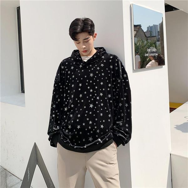 new men velvet shining hooded sweatshirt autumn winter male streetwear hip hop loose casual pullover hoodie outerwear1, Black
new men velvet shining hooded sweatshirt autumn winter male streetwear hip hop loose casual pullover hoodie outerwear1, Black