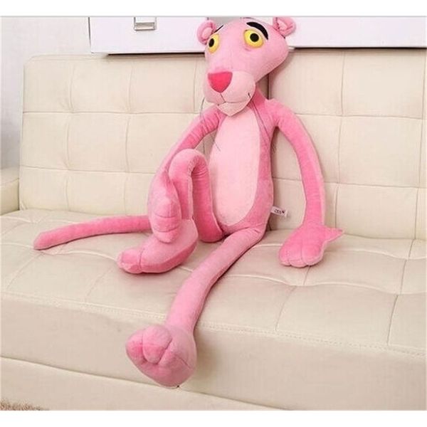 cute 60cm pink panther stuffed animals lovely pink panther plush toys y200623