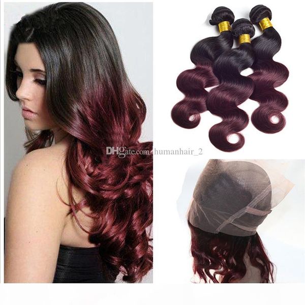 8 ombre волос с 360 lace фронтальной two tone 1b 99j burgundy ombre body wave virgin human связка волос с кружевом диапазоном закрытием, Black;brown
8 ombre волос с 360 lace фронтальной two tone 1b 99j burgundy ombre body wave virgin human связка волос с кружевом диапазоном закрытием, Black;brown
