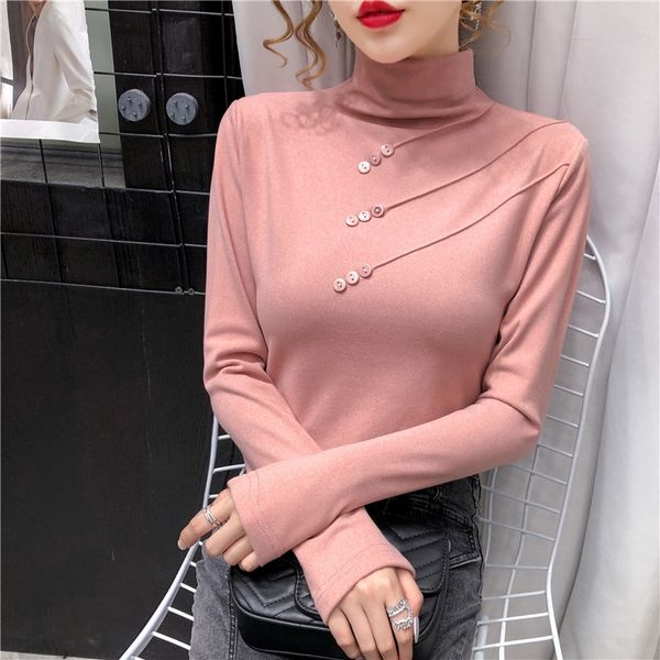2020 korean autumn winter derong cationic thickened self heating half high collar bottoming t- shirt long sleeve t-shirt for women x1dsk x1d, White
2020 korean autumn winter derong cationic thickened self heating half high collar bottoming t- shirt long sleeve t-shirt for women x1dsk x1d, White