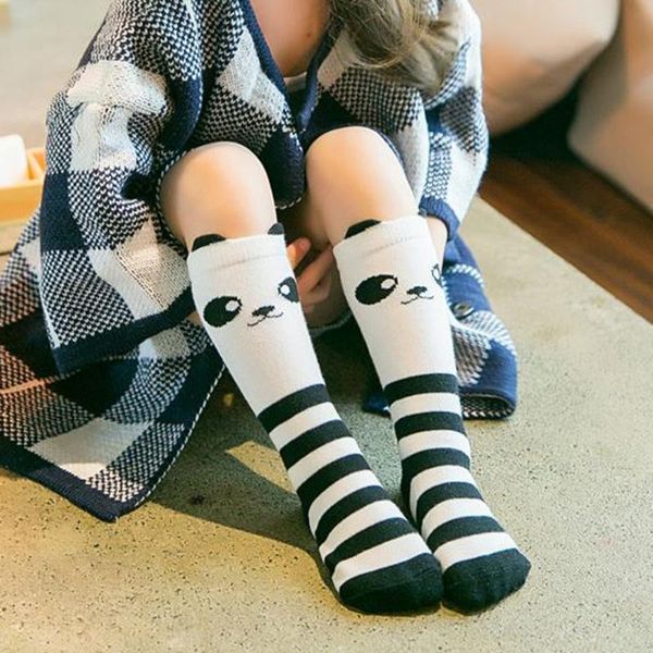 autumn winter kids cute panda cartoon girls knee high socks kids long socks for child toddler, Black;white
autumn winter kids cute panda cartoon girls knee high socks kids long socks for child toddler, Black;white