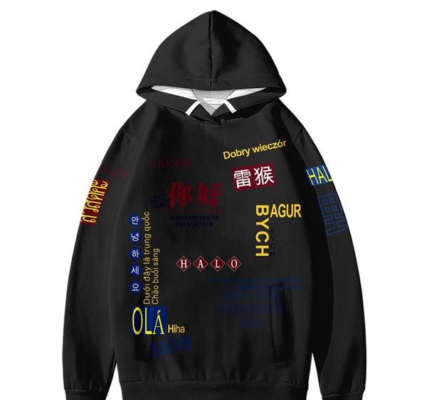 творческий мужская одежда hoodie популярных женщин hoodie world поздравительные harajuku kids толстовка с длинным рукавом пуловеры негабарит, Black
творческий мужская одежда hoodie популярных женщин hoodie world поздравительные harajuku kids толстовка с длинным рукавом пуловеры негабарит, Black
