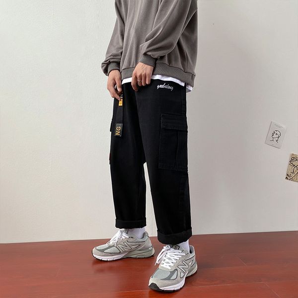 new hip hop design brand jeans for men's straight 2021 spring fashion punk skateboard moto bike pocket vintage jean plus oversize or6s, Blue
new hip hop design brand jeans for men's straight 2021 spring fashion punk skateboard moto bike pocket vintage jean plus oversize or6s, Blue