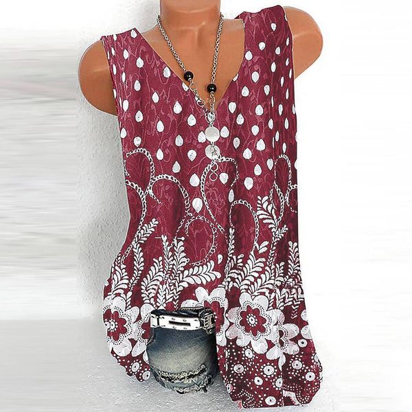 5xl women blouse plus size ladies tunic flower print fashion sleeveless clothes summer casual blouse blusas, White
5xl women blouse plus size ladies tunic flower print fashion sleeveless clothes summer casual blouse blusas, White