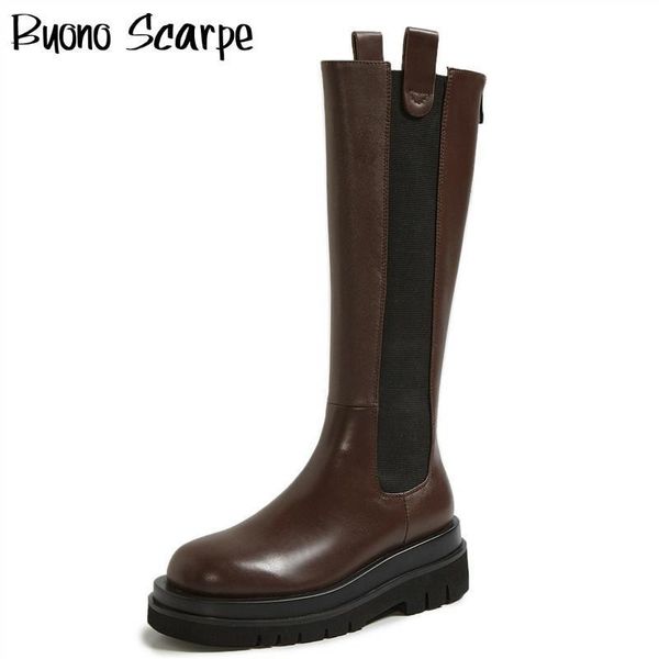 platform women long boots genuine leather casual zipper boots chunky heel knee high botas mujer designer ladies chaussure femme lj201201, Black
platform women long boots genuine leather casual zipper boots chunky heel knee high botas mujer designer ladies chaussure femme lj201201, Black