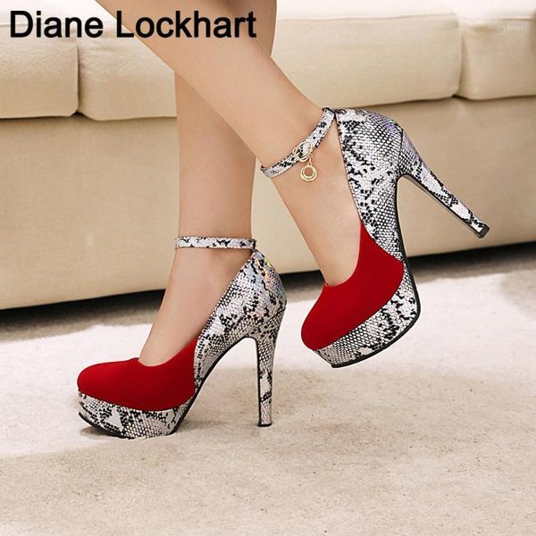 dress shoes platform super high heels for women's pumps snake print woman mary jane party buckle ladies footwear1, Black
dress shoes platform super high heels for women's pumps snake print woman mary jane party buckle ladies footwear1, Black
