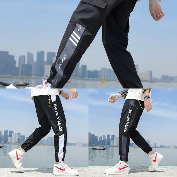 xzojs casual sports new trend in autumn clothes teenagerslegged multi pocket work clothes capris casual pants sports pantswork 2020 men', Blue
xzojs casual sports new trend in autumn clothes teenagerslegged multi pocket work clothes capris casual pants sports pantswork 2020 men', Blue