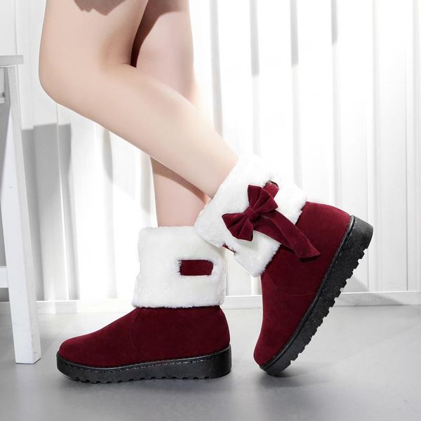 boots 2021 winter women shoes mid-calf snow bow platform warm fur female woman footwear chaussures botas mujer, Black
boots 2021 winter women shoes mid-calf snow bow platform warm fur female woman footwear chaussures botas mujer, Black