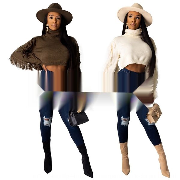 3913 2020 new women's super elastic high neck long sleeve sweater sweater night club elastic 7kvd4, White
3913 2020 new women's super elastic high neck long sleeve sweater sweater night club elastic 7kvd4, White