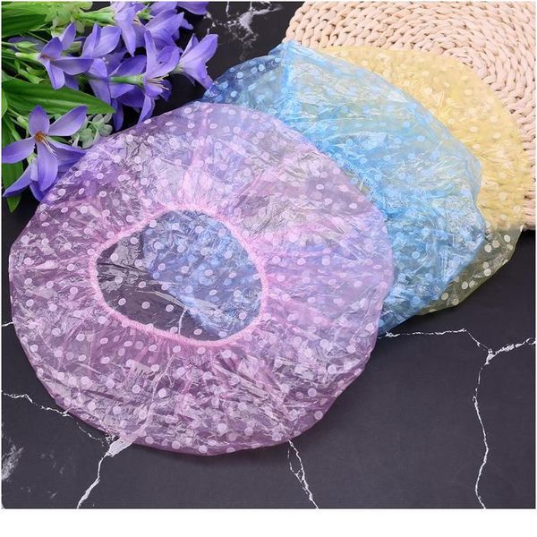 10pcs disposable shower hair cap stretchy polka dot colorful bath hat waterproof 10pcs di jllflu, Silver
10pcs disposable shower hair cap stretchy polka dot colorful bath hat waterproof 10pcs di jllflu, Silver