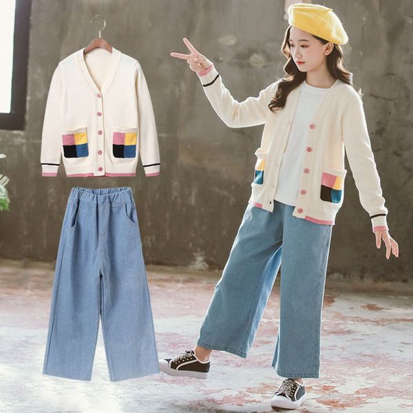 knitted children's clothing girls' sweater warm cardigan coat autumn winter 2020 new jeans suit fashion, Blue
knitted children's clothing girls' sweater warm cardigan coat autumn winter 2020 new jeans suit fashion, Blue