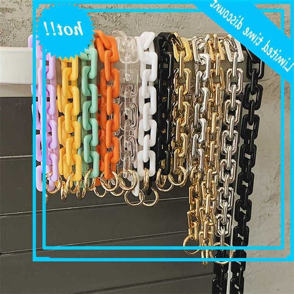 fashion rough chains colorful strap candy acryl chain for women cups large handle shoulder crossbody bands tas decoration
fashion rough chains colorful strap candy acryl chain for women cups large handle shoulder crossbody bands tas decoration