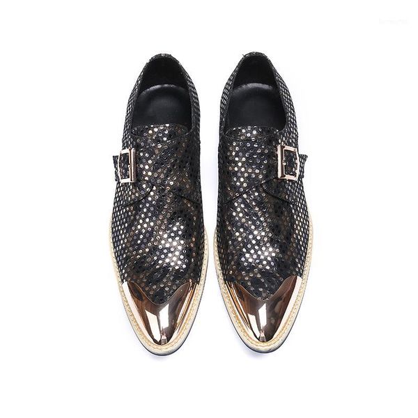 dress shoes casual luxury men brand genuine leather formal buckle bright surface pointed toe hole wedding summer1, Black
dress shoes casual luxury men brand genuine leather formal buckle bright surface pointed toe hole wedding summer1, Black